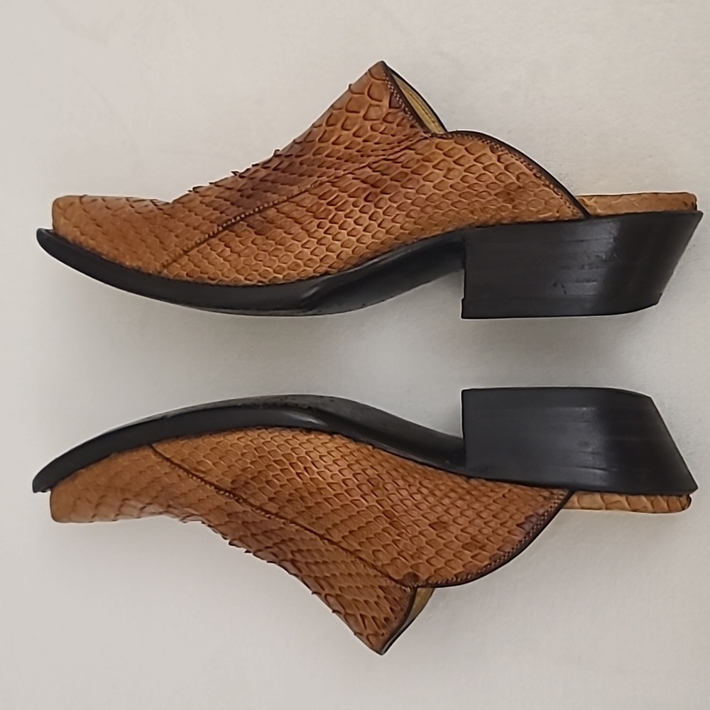 Tres Outlaw Custom Python Western Mules Size 8 - image 4